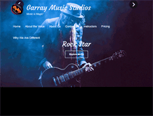 Tablet Screenshot of garraymusicstudios.com